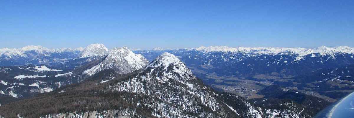 Flugwegposition um 14:58:38: Aufgenommen in der Nähe von Tragöß-Sankt Katharein, Österreich in 2043 Meter